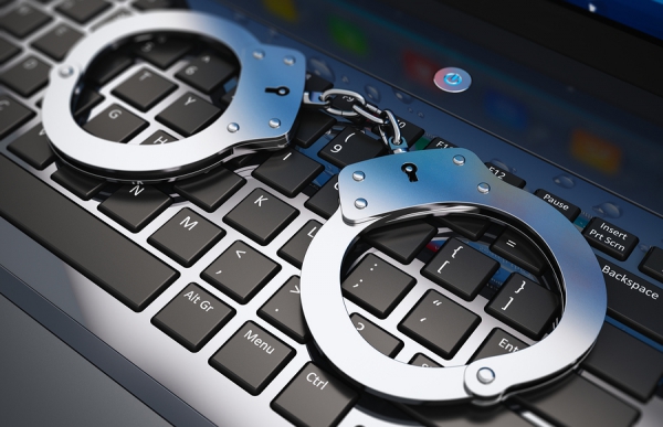 Keyboard with handcuffs   (courtesy securityintelligence.com)